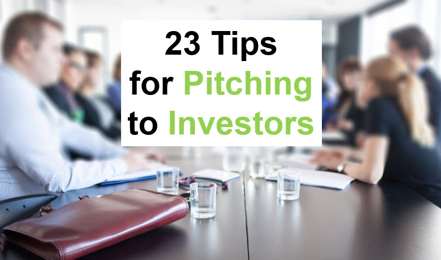 pitching to investors advice