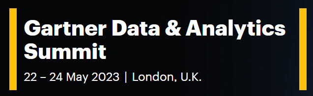gartner data analytics summit london 2023