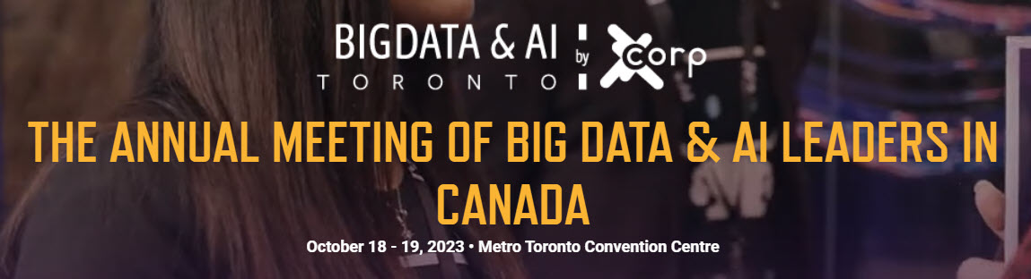 big data ai toronto 2023