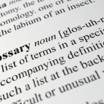 marketing data glossary